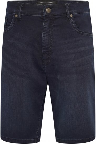 Kam Jeans NUNEZ2 Knitted Denim Stretch Shorts Dark Navy - Šortai - Šortai - W40-W60