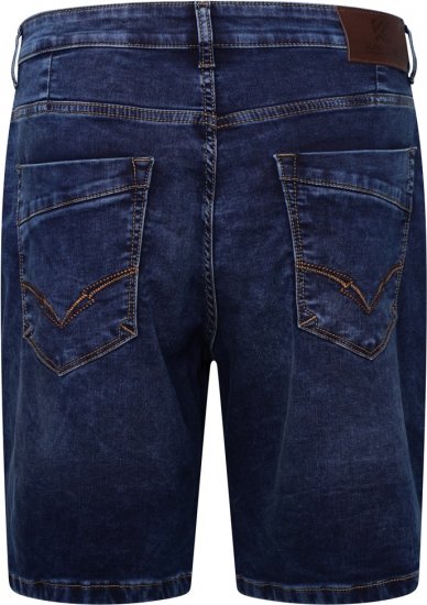 Kam Jeans Pepe Knitted Denim Shorts Random Mid Wash Blue - Šortai - Šortai - W40-W60