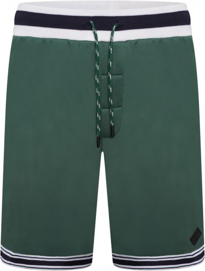 Kam Jeans TS005 Retro Tracky Set (Shorts/Sleeveless Hoodie) Racing Green - Treningai - "Didelių dydžių sportiniai kostiumai vyrams "