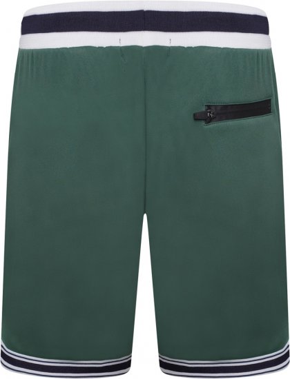 Kam Jeans TS005 Retro Tracky Set (Shorts/Sleeveless Hoodie) Racing Green - Treningai - "Didelių dydžių sportiniai kostiumai vyrams "
