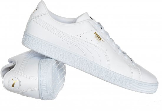 Puma Basket Classic XXI Sneakers White - Vyriški batai 40-52 - 