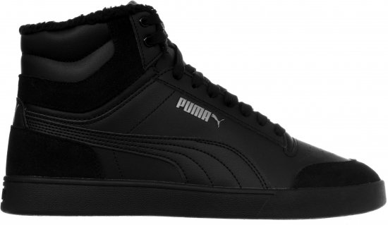 Puma Shuffle Mid Fur Shoes Black - Vyriški batai 40-52 - 
