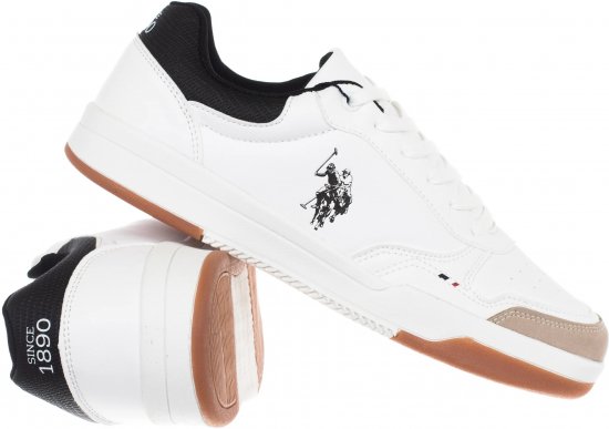 U.S. POLO ASSN. Steve - Men's Sneakers White - Vyriški batai 40-52 - 