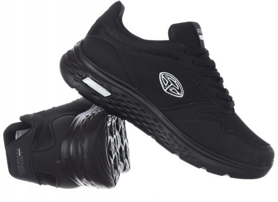 Solo Soprani Sport Delta Sneakers Black - Vyriški batai 40-52 - 