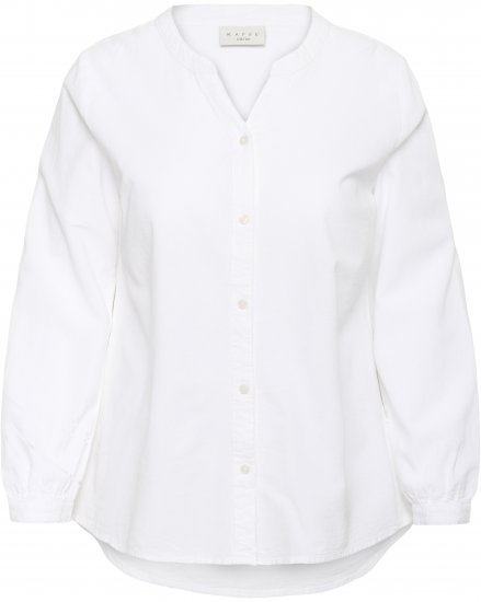 Kaffe Curve Nana Marškiniai ilgomis rankovėmis Balta - Palaidinės ir tunikos - 