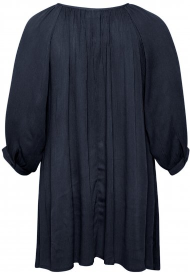 Kaffe Curve Ami 3/4 rankovės Tunika Vidurnakčio jūrinė mėlyna - Marškinėliai - 