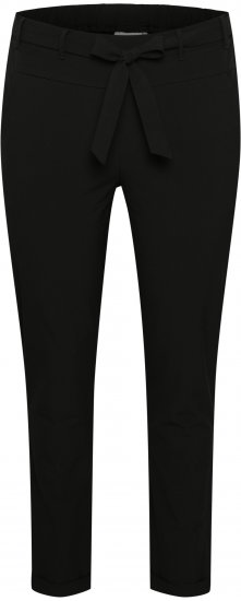 Kaffe Curve Jia Kelnės su diržu Gili juoda - Džinsai & Kelnės Didelėse Dydžiuose – Plus Size - 