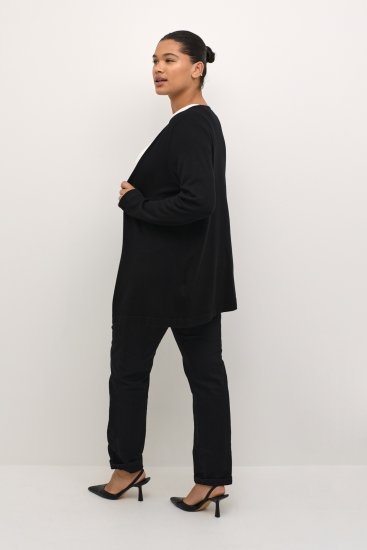 Kaffe Curve Farsia Kardiganas Gili juoda - Megztiniai ir džemperiai - 