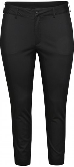 Kaffe Curve Leana Chino 7/8 Kelnės Gili Juoda - Džinsai & Kelnės Didelėse Dydžiuose – Plus Size - 