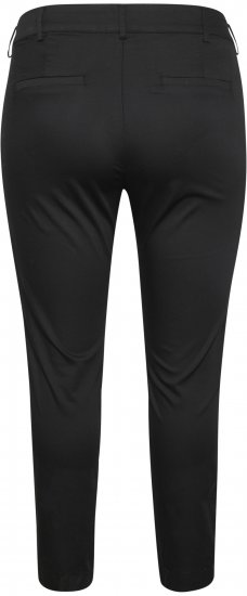 Kaffe Curve Leana Chino 7/8 Kelnės Gili Juoda - Džinsai & Kelnės Didelėse Dydžiuose – Plus Size - 