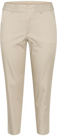 Kaffe Curve Leana Chino 7/8 Kelnės Plunksnų Pilka - Džinsai & Kelnės Didelėse Dydžiuose – Plus Size - 
