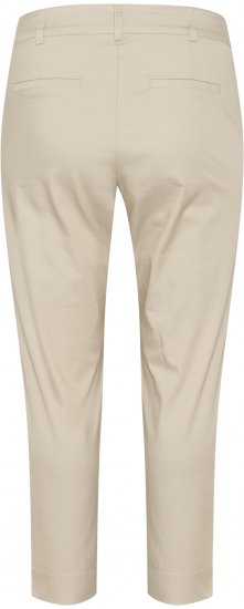 Kaffe Curve Leana Chino 7/8 Kelnės Plunksnų Pilka - Džinsai & Kelnės Didelėse Dydžiuose – Plus Size - 