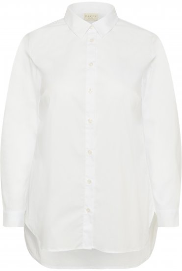 Kaffe Curve Laina Shirt Optical White - Laisvi marškinėliai - 