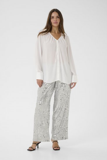 Kaffe Curve Gina Shirt White - Laisvi marškinėliai - 