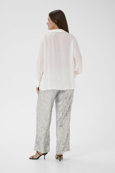 Kaffe Curve Gina Shirt White - Laisvi marškinėliai - 