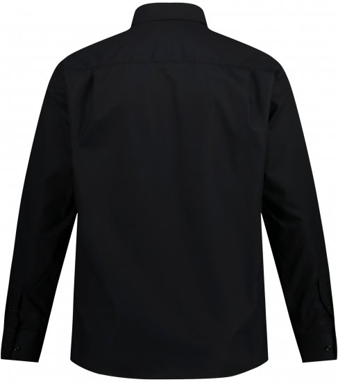JP1880 Comfort Fit with Chest Pocket Shirt TALL Black - TALL marškiniai - 