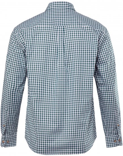 JP1880 Shirt Checked Traditional Long Sleeve Jade - Šventinė apranga - Šventinė apranga – Švęsti stilingai ir patogiai