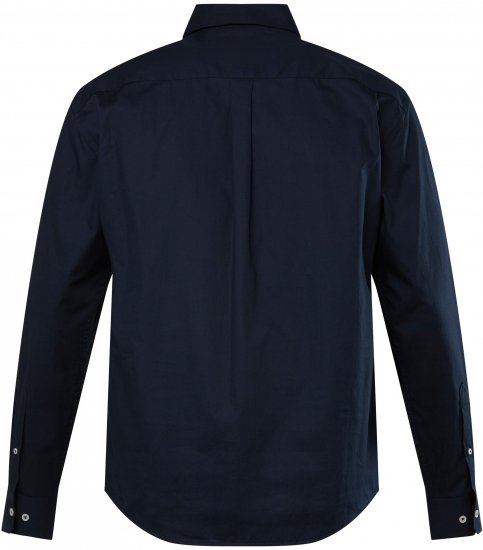 JP1880 Shirt Long Sleeve Modern Fit Navy Blue TALL - VYRIŠKI DRABUŽIAI MT-6XLT - Drabužiai aukštiems vyrams