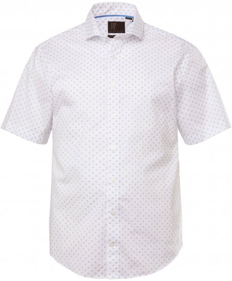 JP1880 Business Modern Fit Short Sleeve Shirt TALL Off-White - TALL marškiniai - 