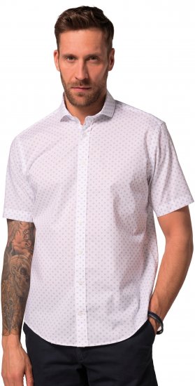 JP1880 Business Modern Fit Short Sleeve Shirt TALL Off-White - TALL marškiniai - 