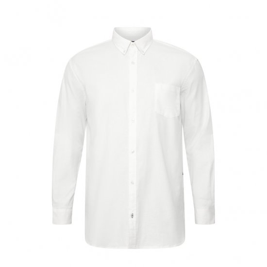 North Latitude Oxford Shirt White - Marškiniai - Marškiniai - 2XL-8XL
