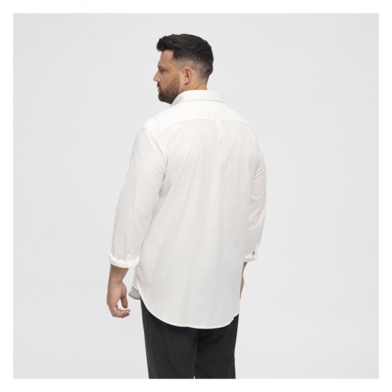 North Latitude Oxford Shirt White - Marškiniai - Marškiniai - 2XL-8XL