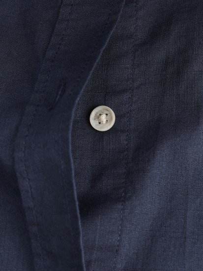 Jack & Jones Henry Slub Short Sleeve Navy - Marškiniai - Marškiniai - 2XL-8XL