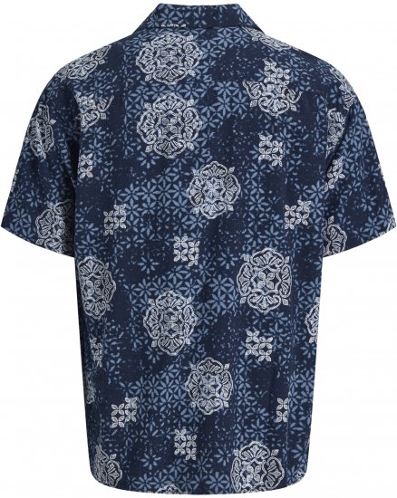 Jack & Jones Alfredo Shirt Short Sleeve Blue - Marškiniai trumpomis rankovėmis - Marškiniai trumpomis rankovėmis