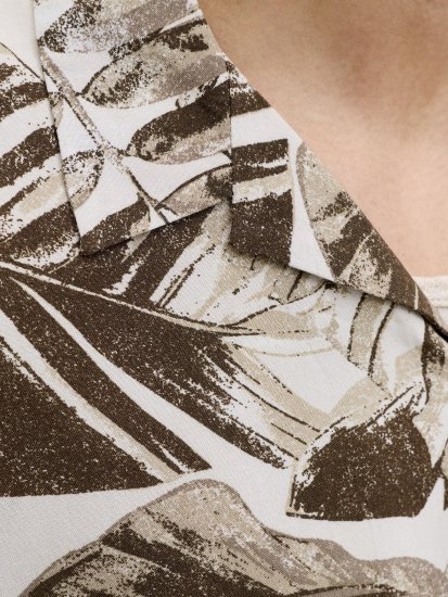 Jack & Jones Jeff Resort Short Sleeve Shirt Brown - Marškiniai - Marškiniai - 2XL-8XL