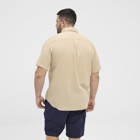 North Latitude 51106 Short Sleeve Shirt Sand - Marškiniai trumpomis rankovėmis - Marškiniai trumpomis rankovėmis