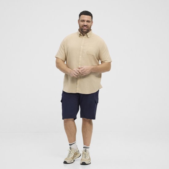 North Latitude 51106 Short Sleeve Shirt Sand - Marškiniai trumpomis rankovėmis - Marškiniai trumpomis rankovėmis