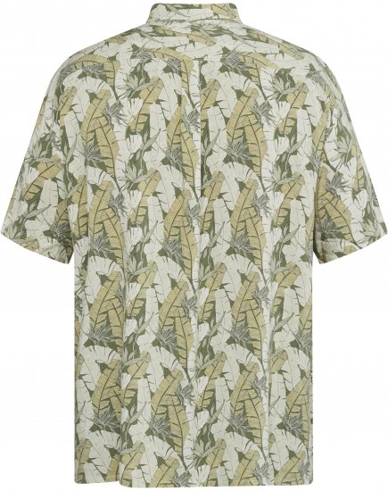 North Latitude 61310 Viskoziniai Marškiniai su Visu Paviršiumi Spauda Alyvuogių Žalia - Marškiniai - Marškiniai - 2XL-8XL