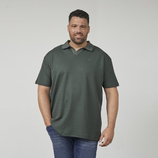 North Latitude 61346 Polo su V formos Iškirpte Tamsiai Žalia - Polo marškinėliai - Polo marškinėliai - 2XL-8XL