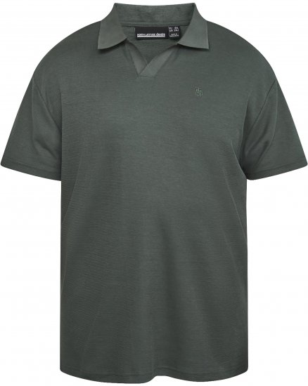 North Latitude 61346 Polo su V formos Iškirpte Tamsiai Žalia - Polo marškinėliai - Polo marškinėliai - 2XL-8XL