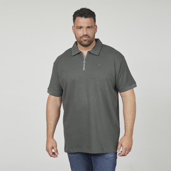 North Latitude 61347 Polo su Užtrauktuku Tamsiai Žalia - Polo marškinėliai - Polo marškinėliai - 2XL-8XL