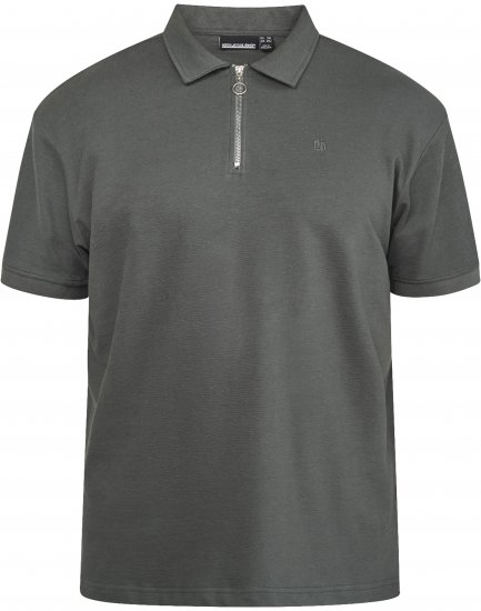 North Latitude 61347 Polo su Užtrauktuku Tamsiai Žalia - Polo marškinėliai - Polo marškinėliai - 2XL-8XL
