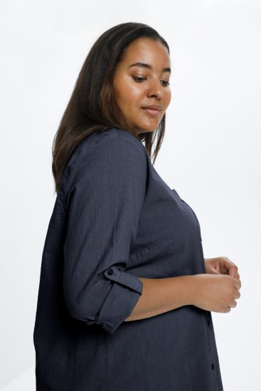 Kaffe Curve Nana Marškinių Tunika Midnight Marine - Palaidinės ir tunikos - 