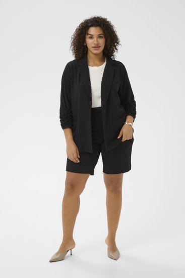 Kaffe Curve Pheolo Shorts Black Deep - Šortai - 