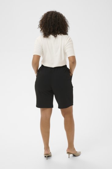 Kaffe Curve Pheolo Shorts Black Deep - Šortai - 