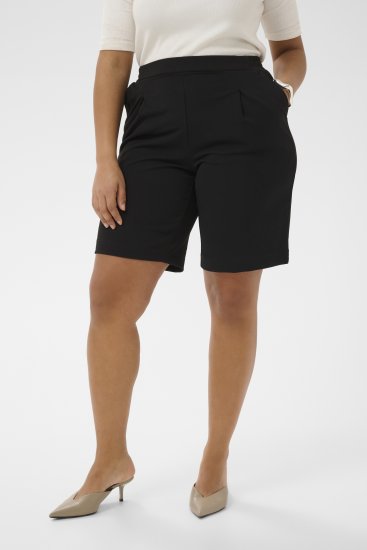 Kaffe Curve Pheolo Shorts Black Deep - Šortai - 