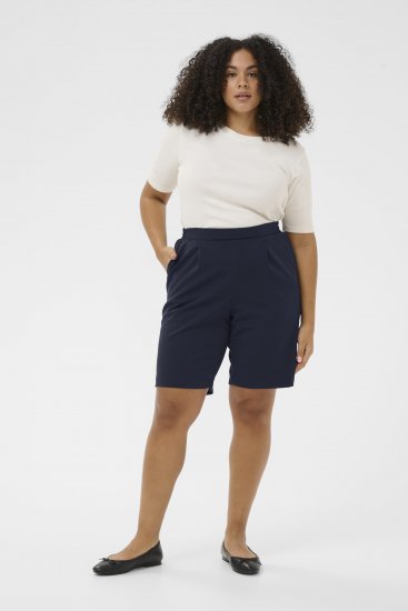 Kaffe Curve Pheolo Shorts Midnight Marine Navy - Šortai - 