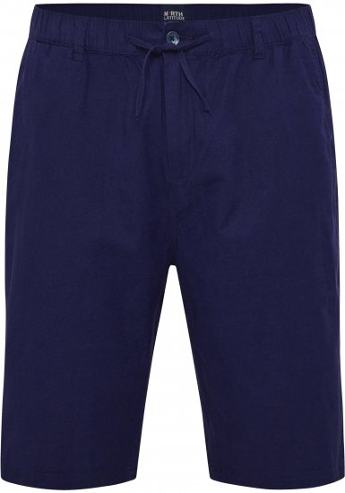 North Latitude 51137 Linen Elastic Waist Shorts Navy - Šortai - Šortai - W40-W60