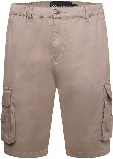 Kam Jeans 3404 Cargo Shorts Beige - Šortai - Šortai - W40-W60