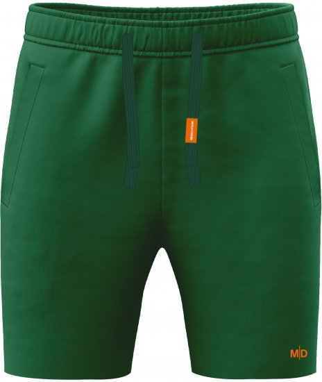 Motley Denim Paris Sweatshorts Racing Green - Laisvalaikio kelnės ir šortai - Laisvalaikio Kelnės ir Šortai - 2XL-12XL
