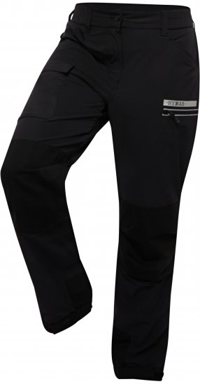 Ulla Popken HYPRAR Multifunctional Durable Inset Trekking Pants Black - Džinsai & Kelnės Didelėse Dydžiuose – Plus Size - 