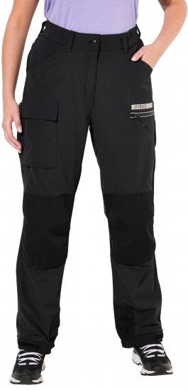 Ulla Popken HYPRAR Multifunctional Durable Inset Trekking Pants Black - Džinsai & Kelnės Didelėse Dydžiuose – Plus Size - 