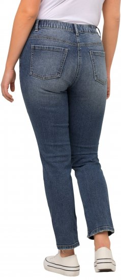 Ulla Popken Distressed Stretch Fit Sarah Jeans Blue Denim - Džinsai & Kelnės Didelėse Dydžiuose – Plus Size - 