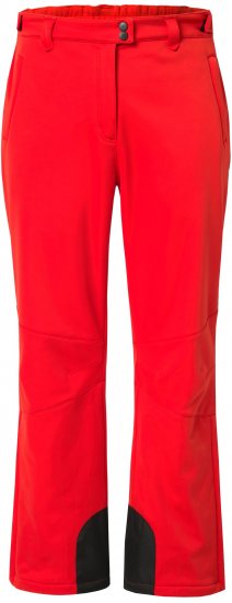 Ulla Popken Softshell Trousers Waterproof Zip Pockets Snow Gaiters Salsa - Džinsai & Kelnės Didelėse Dydžiuose – Plus Size - 