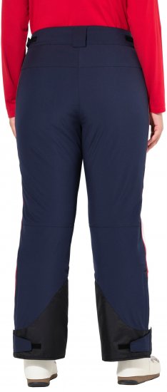 Ulla Popken Performance Trousers Waterproof Zip Pockets Snow Gaiter Navy - Džinsai & Kelnės Didelėse Dydžiuose – Plus Size - 