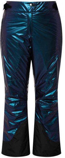 Ulla Popken Ski Pants Water-Repellent Mother-Of-Pearl Velcro Closure Snow Gaiter Blue - Džinsai & Kelnės Didelėse Dydžiuose – Plus Size - 